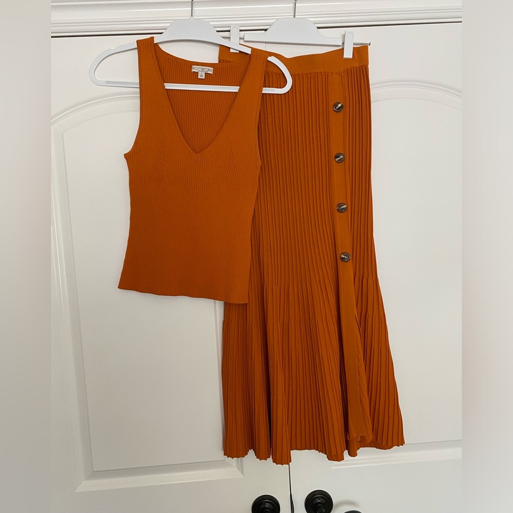Eva Mendes for New York & Co co-ord top and skirt Size Small